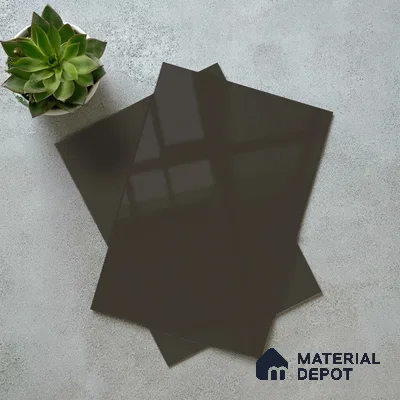 LM 23650 8 ft x 4 ft Solid Plain High Gloss Finish Acrylic Laminate - 1.5 mm | Suitable for Living Room, Kitchen, Office | Matching Edgeband Code EB 1108