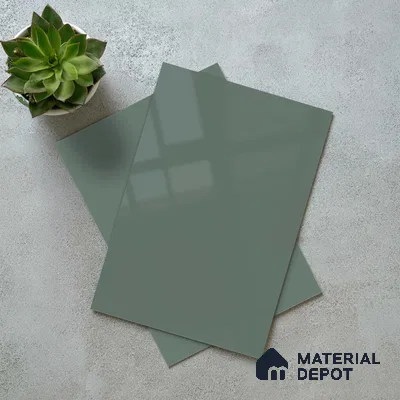 LM 23659 8 ft x 4 ft Solid Plain High Gloss Finish Acrylic Laminate - 1.5 mm | Suitable for Living Room, Kitchen, Office | Matching Edgeband Code EB 1121