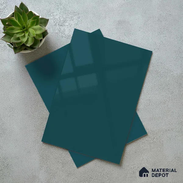 LM 23660 8 ft x 4 ft Solid Plain High Gloss Finish Acrylic Laminate - 1.5 mm | Suitable for Living Room, Kitchen, Office | Matching Edgeband Code EB 1122