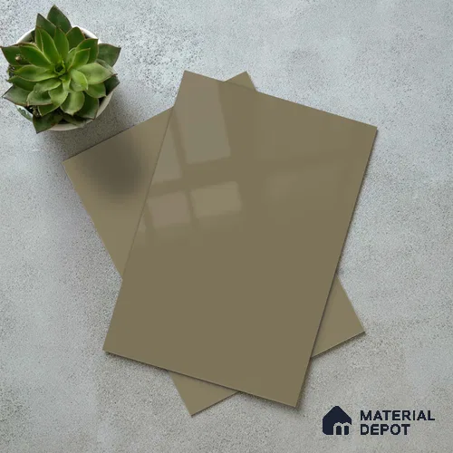 LM 23664 8 ft x 4 ft Solid Plain High Gloss Finish Acrylic Laminate - 1.5 mm | Suitable for Living Room, Kitchen, Office | Matching Edgeband Code EB 1129