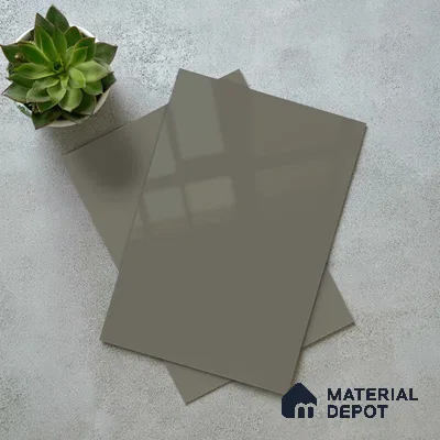 LM 23668 8 ft x 4 ft Solid Plain High Gloss Finish Acrylic Laminate - 1.5 mm | Suitable for Living Room, Kitchen, Office | Matching Edgeband Code EB 1205