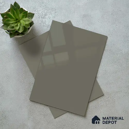 LM 23668 8 ft x 4 ft Solid Plain High Gloss Finish Acrylic Laminate - 1.5 mm | Suitable for Living Room, Kitchen, Office | Matching Edgeband Code EB 1205