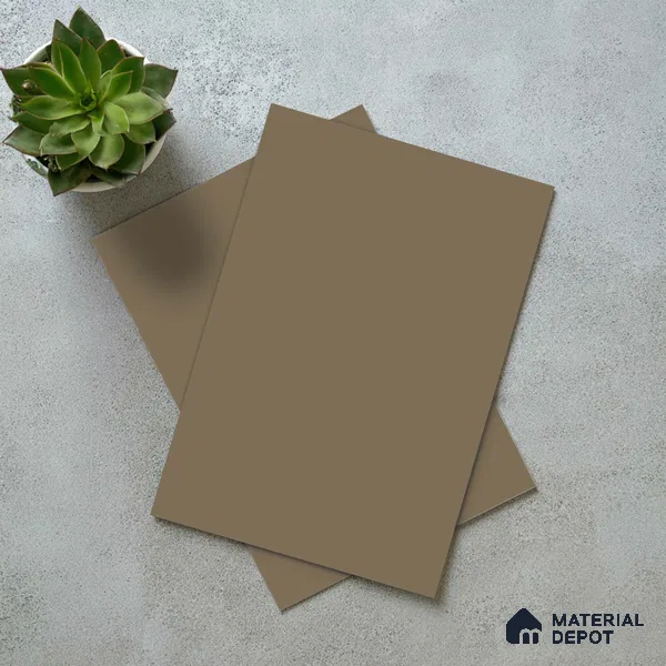 LM 23681 8 ft x 4 ft Solid Plain Matte Finish Acrylic Laminate - 1.5 mm | Suitable for Living Room, Kitchen, Office | Matching Edgeband Code EB 1112