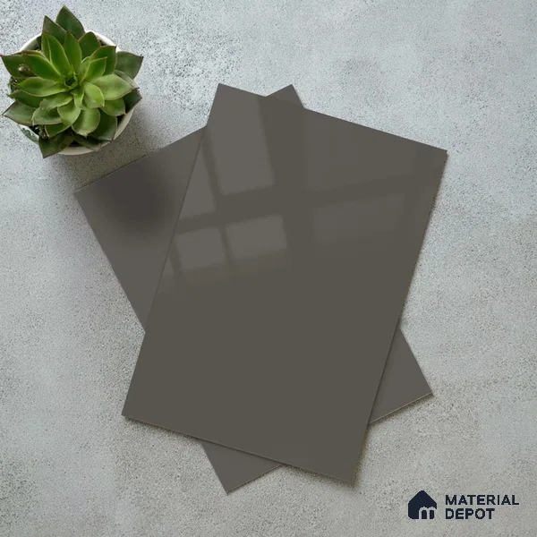 LM 23684 8 ft x 4 ft Solid Plain High Gloss Finish Acrylic Laminate - 1.5 mm | Suitable for Living Room, Kitchen, Office | Matching Edgeband Code EB 17102