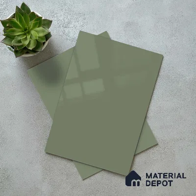 LM 23686 8 ft x 4 ft Solid Plain High Gloss Finish Acrylic Laminate - 1.5 mm | Suitable for Living Room, Kitchen, Office | Matching Edgeband Code EB 17108