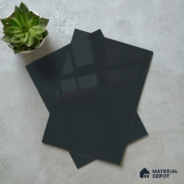 LM 23687 8 ft x 4 ft Solid Plain High Gloss Finish Acrylic Laminate - 1.5 mm | Suitable for Living Room, Kitchen, Office | Matching Edgeband Code EB 17111