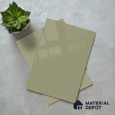 LM 23692 8 ft x 4 ft Solid Plain High Gloss Finish Acrylic Laminate - 1.5 mm | Suitable for Living Room, Kitchen, Office | Matching Edgeband Code EB 18109
