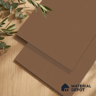 Brown Fabric Look LM 24399  8 ft x 4 ft Texture Finish Decorative Laminate - 1 mm | Suitable for TV Unit, Wardrobe, Kitchen Cabinets
