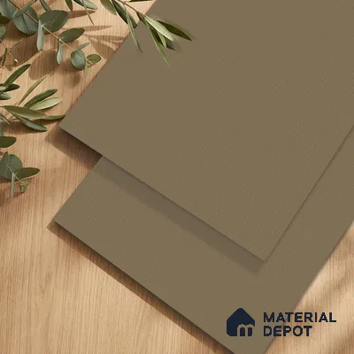 Brown Fabric Look LM 24403  8 ft x 4 ft Texture Finish Decorative Laminate - 1 mm | Suitable for TV Unit, Wardrobe, Kitchen Cabinets