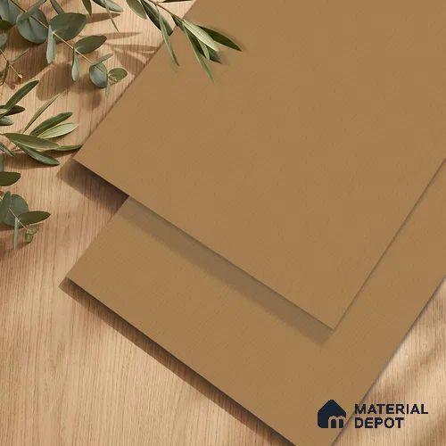 Brown Fabric Look LM 24404 8 ft x 4 ft Texture Finish Decorative Laminate - 1 mm | Suitable for TV Unit, Wardrobe, Kitchen Cabinets