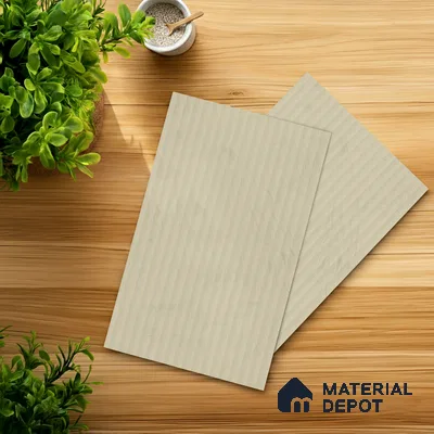 Marble Fluted 1E178 PF Ice Grey 8 ft x 4 ft Texture Finish Decorative Laminate - 1 mm | Suitable for TV Unit,Wardrobe, Kitchen Cabinets