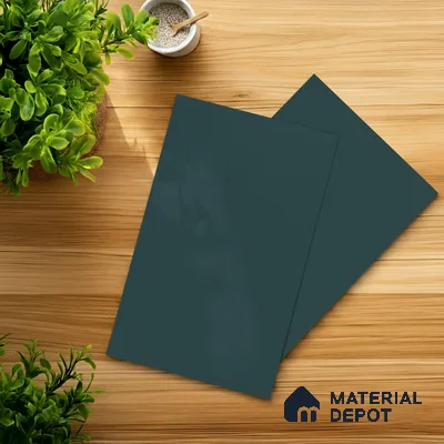 Sapphire Blue Solid Colors Look SMT 914 8 ft x 4 ft Super Matte Finish Decorative Laminate - 1 mm | Suitable for Living Room, Kitchen, Office