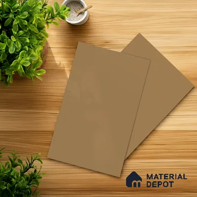 Pale Goldenrod Solid Colors Look SMT 904 8 ft x 4 ft Super Matte Finish Decorative Laminate - 1 mm | Suitable for Living Room, Kitchen, Office