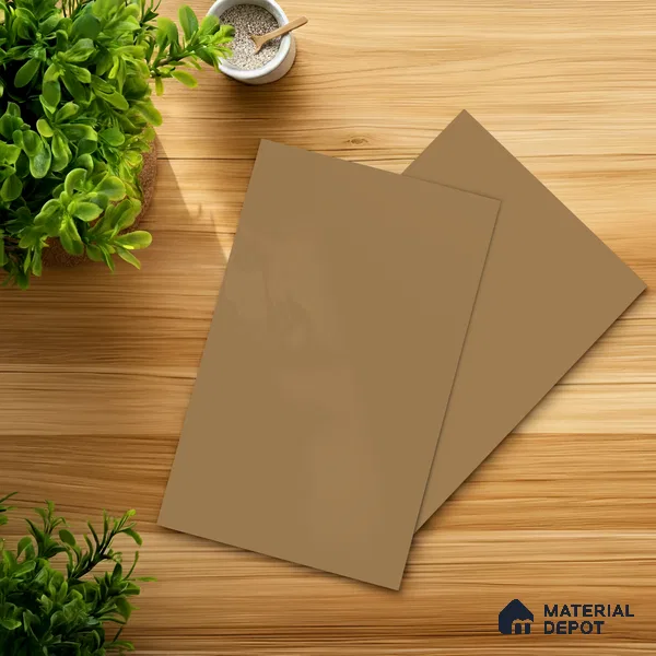 Pale Goldenrod Solid Colors Look SMT 904 8 ft x 4 ft Super Matte Finish Decorative Laminate - 1 mm | Suitable for Living Room, Kitchen, Office