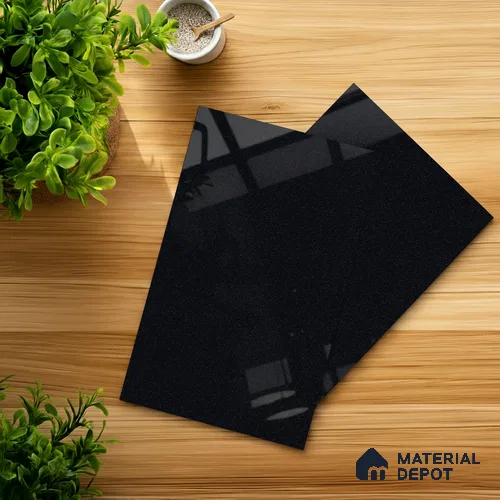 Deep Navy Sparkle Look GT 6 8 ft x 4 ft Glossy Finish Decorative Laminate - 1 mm | Suitable for TV Unit, Wardrobe, Kitchen Cabinets