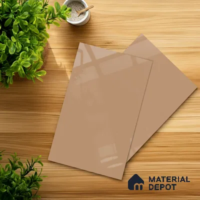 Rose Whisper Solid Colors Look HG 927 8 ft x 4 ft High Gloss Finish Decorative Laminate - 1 mm | Suitable for Living Room, Kitchen, Office