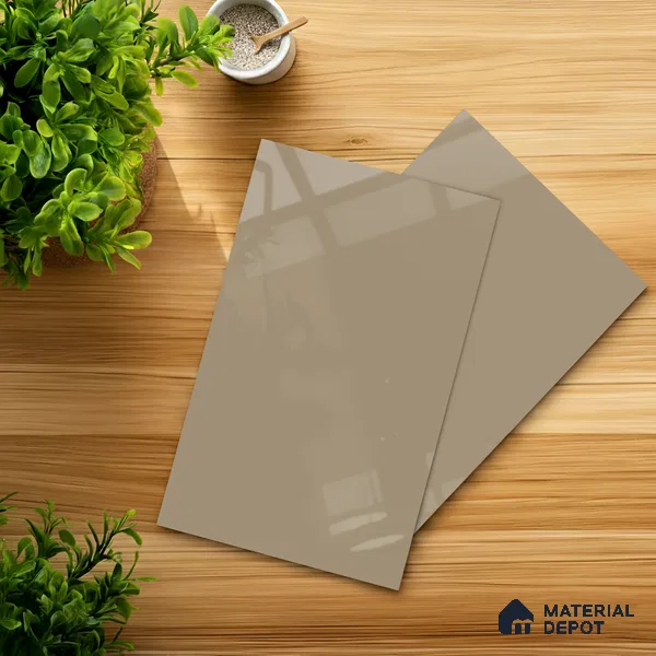 Violet Solid Colors Look LM 01853 8 ft x 4 ft Glossy Finish Decorative Laminate - 1 mm | Suitable for Living Room, Kitchen, Office