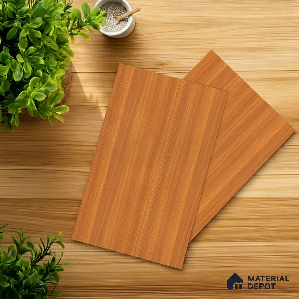 Wooden Look LM 10869 Titter Walnut 8 ft x 4 ft Texture Finish Decorative Laminate - 1 mm | Suitable for TV Unit, Wardrobe, Kitchen Cabinets