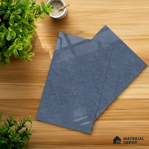 Grey Marble Look LM 10889 8 ft x 4 ft Glossy Finish Decorative Laminate - 1 mm | Suitable for TV Unit, Wardrobe, Kitchen Cabinets