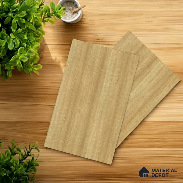 Wooden Look LM 10891 Tahiti Samao Oak 8 ft x 4 ft Texture Finish Decorative Laminate - 1 mm | Suitable for TV Unit, Wardrobe, Kitchen Cabinets