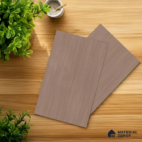 Wooden Look LM 10903 Ponderos Wood Dark 8 ft x 4 ft Texture Finish Decorative Laminate - 1 mm | Suitable for TV Unit, Wardrobe, Kitchen Cabinets