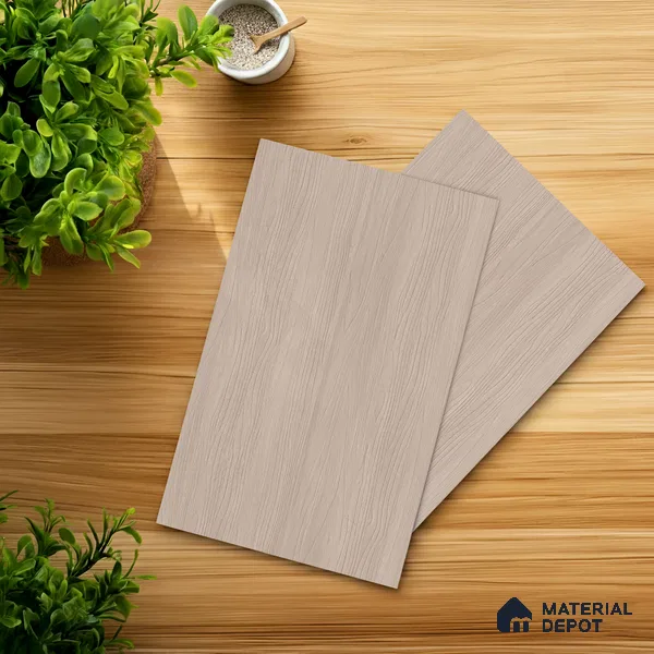Wooden Look LM 10904 Ponderos Wood Light 8 ft x 4 ft Texture Finish Decorative Laminate - 1 mm | Suitable for TV Unit, Wardrobe, Kitchen Cabinets