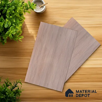 Wooden Look LM 10905 Rearwood Snow 8 ft x 4 ft Texture Finish Decorative Laminate - 1 mm | Suitable for TV Unit, Wardrobe, Kitchen Cabinets