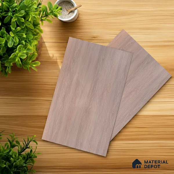Wooden Look LM 10905 Rearwood Snow 8 ft x 4 ft Texture Finish Decorative Laminate - 1 mm | Suitable for TV Unit, Wardrobe, Kitchen Cabinets