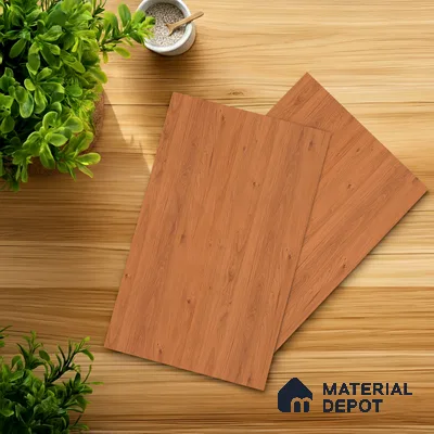 Wooden Look LM 10940 Compania Oak 8 ft x 4 ft Texture Finish Decorative Laminate - 1 mm | Suitable for TV Unit, Wardrobe, Kitchen Cabinets