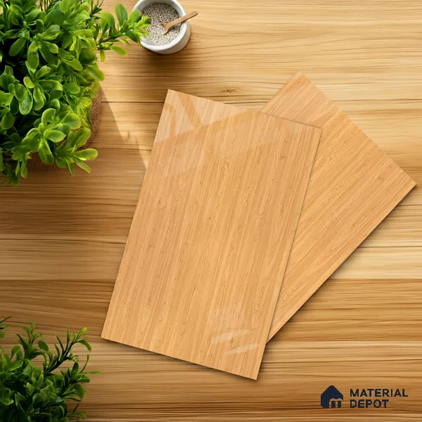Wooden Look LM 10959 Embi Pine 8 ft x 4 ft Glossy Finish Decorative Laminate - 1 mm | Suitable for TV Unit, Wardrobe, Kitchen Cabinets