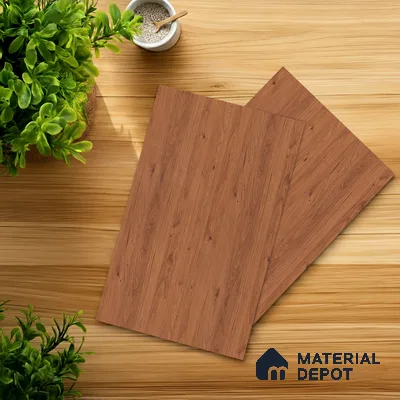 Wooden Look LM 10965 Blonde Base 8 ft x 4 ft Suede Finish Decorative Laminate - 1 mm | Suitable for TV Unit, Wardrobe, Kitchen Cabinets