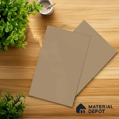 Beige Solid Colors Look LM 10986 8 ft x 4 ft Suede Finish Decorative Laminate - 1 mm | Suitable for Living Room, Kitchen, Office