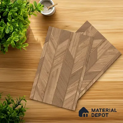Wooden Look LM 20185 8 ft x 4 ft Texture Finish Decorative Laminate - 1 mm | Suitable for TV Unit, Wardrobe, Kitchen Cabinets