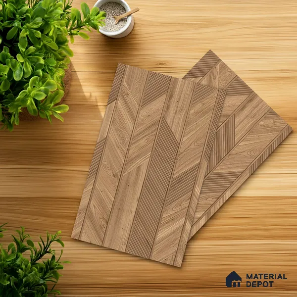 Wooden Look LM 20185 8 ft x 4 ft Texture Finish Decorative Laminate - 1 mm | Suitable for TV Unit, Wardrobe, Kitchen Cabinets