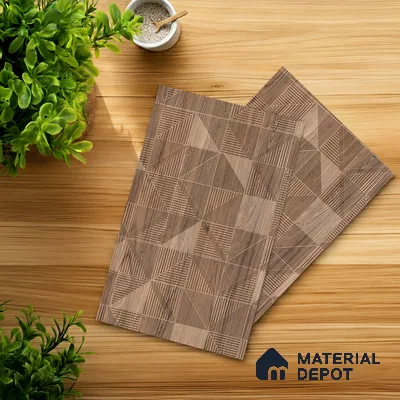 Patterned Look LM 20195 8 ft x 4 ft Texture Finish Decorative Laminate - 1 mm | Suitable for Bedroom, TV Unit, Wardrobe