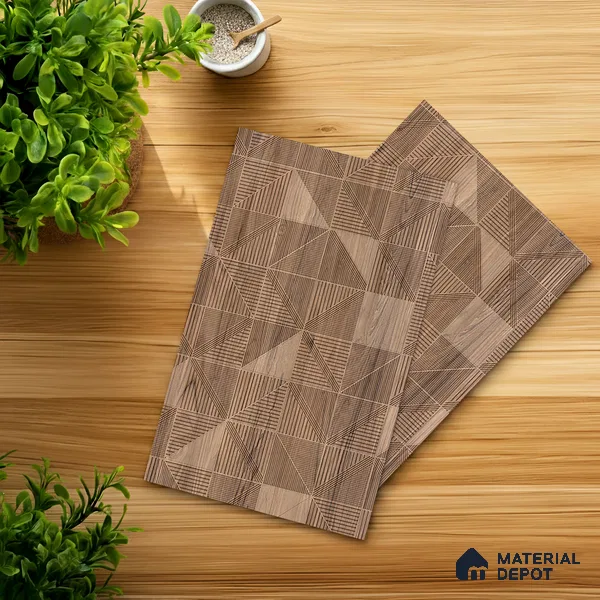 Patterned Look LM 20195 8 ft x 4 ft Texture Finish Decorative Laminate - 1 mm | Suitable for Bedroom, TV Unit, Wardrobe
