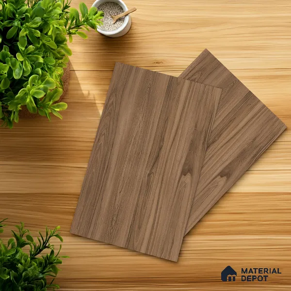 Wooden Look LM 20250 8 ft x 4 ft Suede Finish Decorative Laminate - 1 mm | Suitable for TV Unit, Wardrobe, Kitchen Cabinets