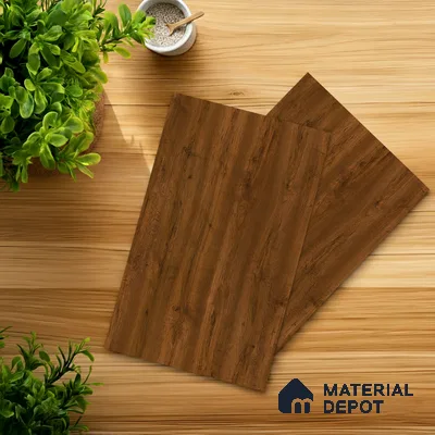Wooden Look LM 20257 8 ft x 4 ft Suede Finish Decorative Laminate - 1 mm | Suitable for TV Unit, Wardrobe, Kitchen Cabinets