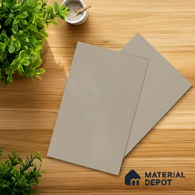 Grey Fabric Look LM 20985 8 ft x 4 ft Texture Finish Decorative Laminate - 1 mm | Suitable for TV Unit, Wardrobe, Kitchen Cabinets