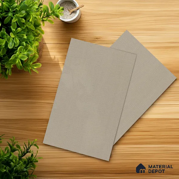 Grey Fabric Look LM 20985 8 ft x 4 ft Texture Finish Decorative Laminate - 1 mm | Suitable for TV Unit, Wardrobe, Kitchen Cabinets