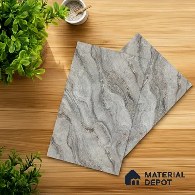 Grey Textured Solid Look LM 20995 8 ft x 4 ft Texture Finish Decorative Laminate - 1 mm | Suitable for TV Unit, Wardrobe, Kitchen Cabinets