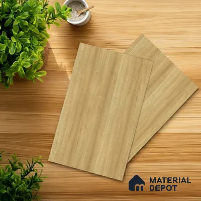 Wooden Look LM 21040 8 ft x 4 ft Suede Finish Decorative Laminate - 1 mm | Suitable for TV Unit, Wardrobe, Kitchen Cabinets