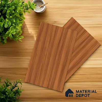 Wooden Look LM 21041 8 ft x 4 ft Suede Finish Decorative Laminate - 1 mm | Suitable for TV Unit, Wardrobe, Kitchen Cabinets