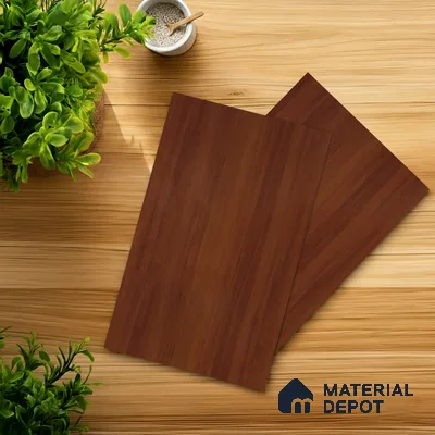 Wooden Look LM 21042 8 ft x 4 ft Suede Finish Decorative Laminate - 1 mm | Suitable for TV Unit, Wardrobe, Kitchen Cabinets