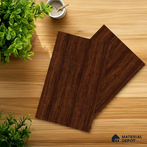 Wooden Look LM 21043 8 ft x 4 ft Suede Finish Decorative Laminate - 1 mm | Suitable for TV Unit, Wardrobe, Kitchen Cabinets