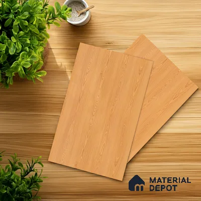 Wooden Look LM 21044 8 ft x 4 ft Suede Finish Decorative Laminate - 1 mm | Suitable for TV Unit, Wardrobe, Kitchen Cabinets