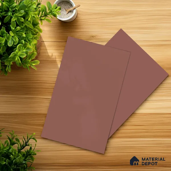 LM 21046 B Dusty Rose Pink Sliky Matte Finish 8 ft x 4 ft Decorative Laminate - 1 mm | Suitable for Living Room, Kitchen, Office