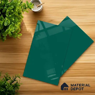 LM 21053 Mist High Gloss Finish 8 ft x 4 ft Decorative Laminate - 1 mm | Suitable for Living Room, Kitchen, Office