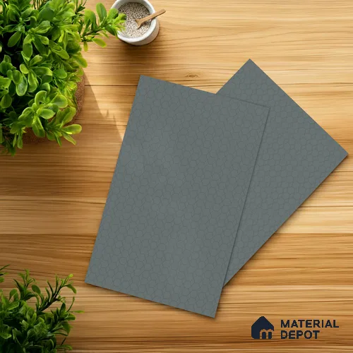 Patterned Look LM 21060 B Sky Blue Prism Path Texture Finish 8 ft x 4 ft Decorative Laminate - 1 mm | Suitable for Bedroom, TV Unit, Wardrobe