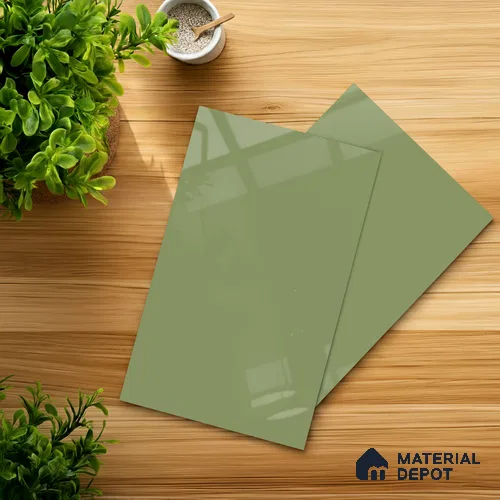 LM 21063 Wild Parrot High Gloss Finish 8 ft x 4 ft Decorative Laminate - 1 mm | Suitable for Living Room, Kitchen, Office